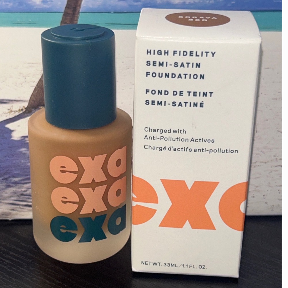 EXA‎ Beauty High Fidelity Semi Satin Foundation Soraya 220 33ml 1.1 fl oz New